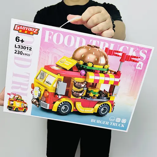 Конструктор Гамбургер-автомобіль, фруктовий автомобіль, L33012, (В асортименті) - фото 2