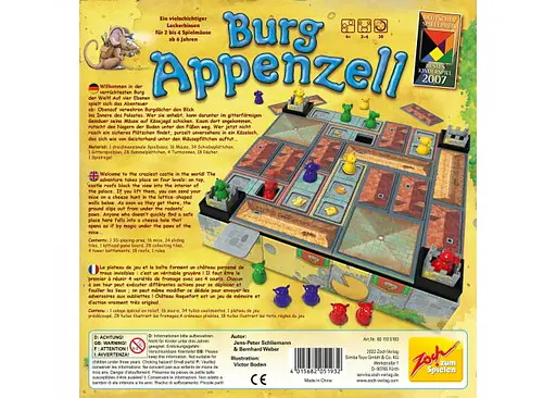 Настольная игра Zoch Сырный Замок (Burg Appenzell) (англ.) (601105193) - фото 6