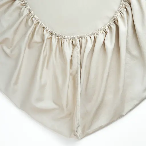 Простирадло на резинці МВМ My Home Елегія 160x200 см бежеве (BL-FS-23 BEIGE) - фото 2