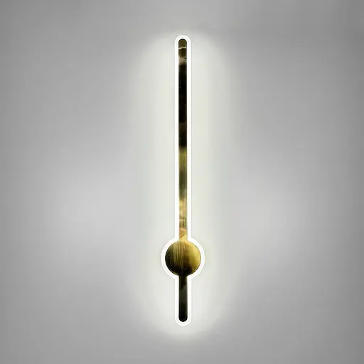 Видовжене світлодіодне латунне бра 80 см Арт. WJ 020/800 AB Line F - фото 6