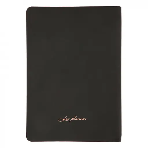 Дневник А5 Leo Planner недатированный Hypnotic мягкий черный 320 страниц (252703) - фото 4