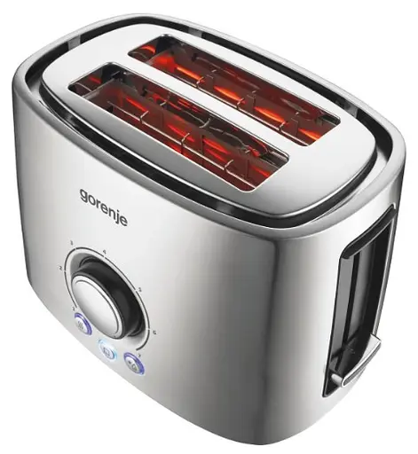 Тостер Gorenje T 1000 E (TA1018A-GS) (6319826) - фото 7