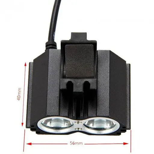 Велосипедний + налобний  ліхтар Сова F09-2T6 + ЗУ220В + 4х 18650 + 5 режимів - фото 6