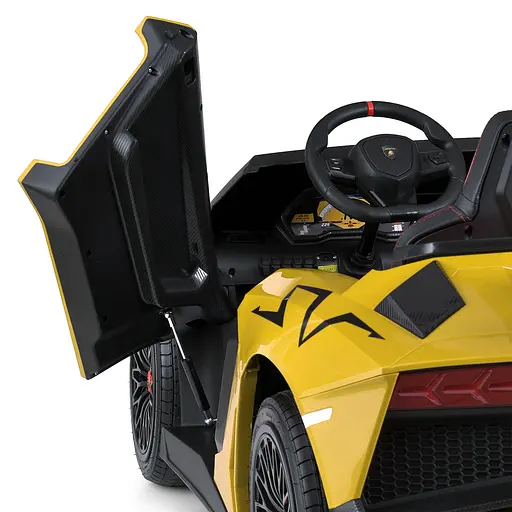Електромобіль дитячий Bambi Lamborghini Racer M 5738AL-6 з музикою світлом Bluetooth та надувними колесами - фото 6