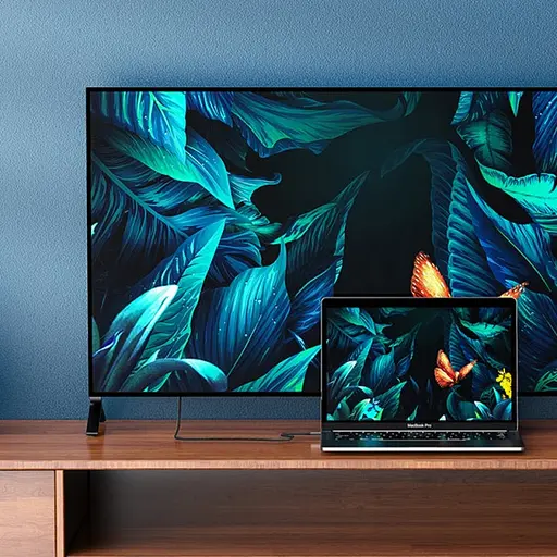 Адаптер Hoco UA16 Type-C к HDMI TV HD on-screen cable Metal серый - фото 2