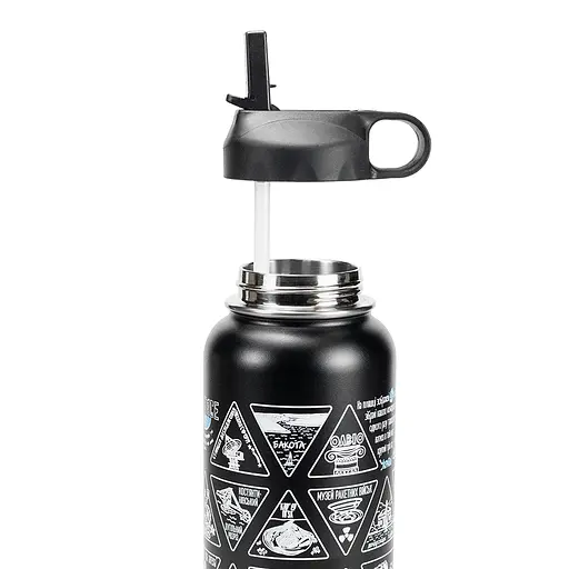 Термофляга Heritage H2O Thermo Flask Black (INSH-TFLHERITAGETB1L) - фото 2