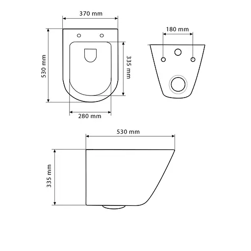 Подвесной унитаз VBI Burano Tornado white VBI-020700, Белый - фото 2