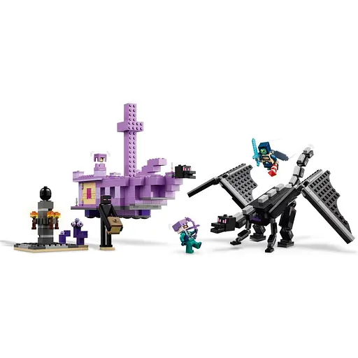 Конструктор LEGO Minecraft Дракон Енду і Корабель Краю 657 деталей (21264) - фото 3