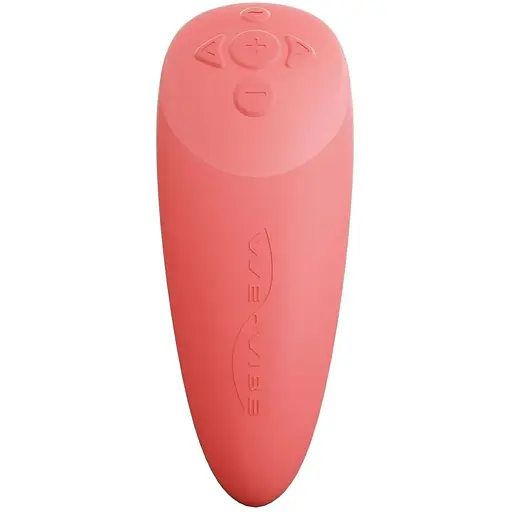 Смарт-вибратор для пар We-Vibe Chorus Crave Coral сенсорное управление вибрациями сжатием пульта - фото 4