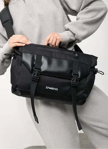 Женская сумка Sambag DART Черная 33 х 24 х 10 см (51311301) - фото 5