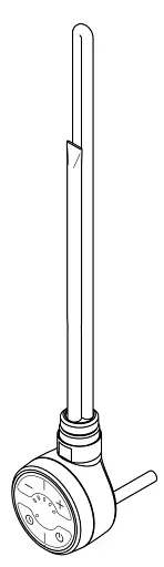 Тен для рушникосушки Terma MOA 600W чорний - фото 4