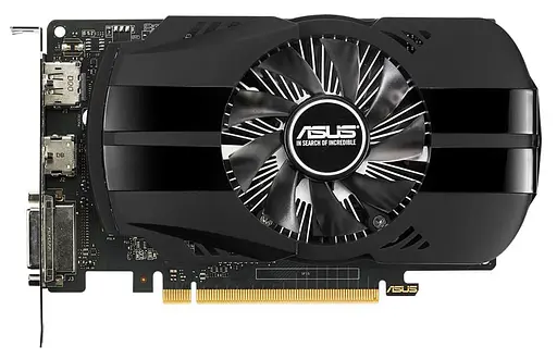 Видеокарта ASUS GTX 1050Ti 4Gb Phoenix (PH-GTX1050TI-4G) (GDDR5, 128 bit, PCI-E 3.0 x16) Б/у - фото 1
