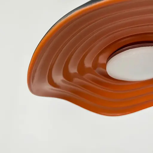 Подвесной светильник-цветок в черно-оранжевом корпусе Ø 40х25 см | Line F | Ст. SGA31-280 Black+Red - фото 5