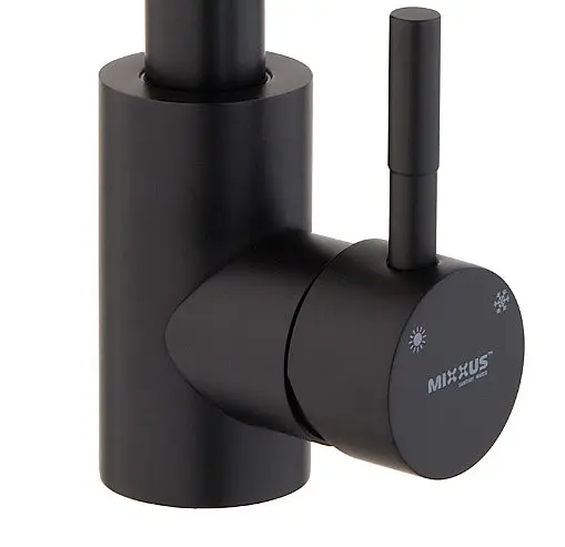 Змішувач для кухні Mixxus із чорним силіконовим виливом SEO-011 (MI6017) - фото 2