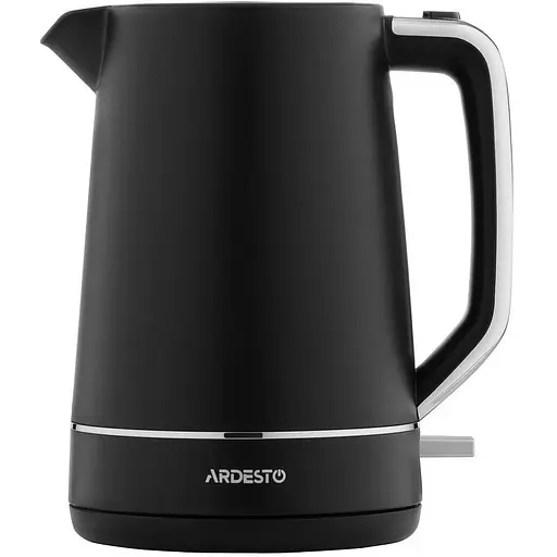 Электрочайник Ardesto EKL-450B, черный, 2200W, 1.7 л, дисковый, пластиковый корпус, индикатор уровня воды, автоматическое отключение - фото 1