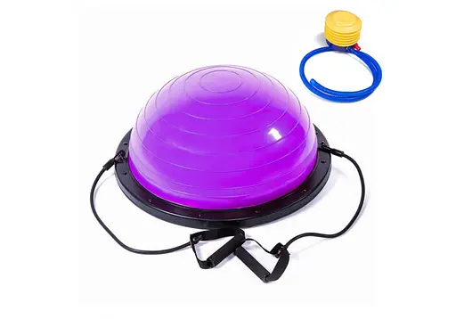 Балансировочная платформа EasyFit BOSU 60 см Фиолетовый (EF-2324) - фото 1