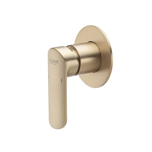 Змішувач для умивальника Koer KB-16028-12 вбудований KR5299 Золотий - фото 6