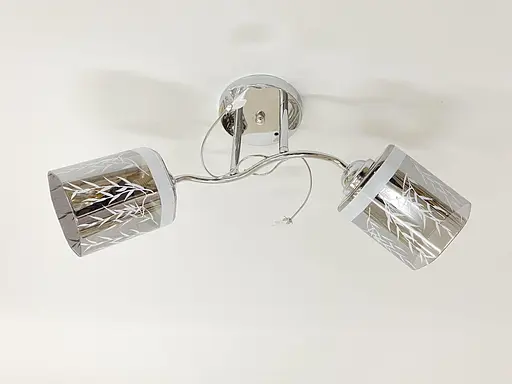 Люстра стельова на 2 плафони 6248E/2 Хром