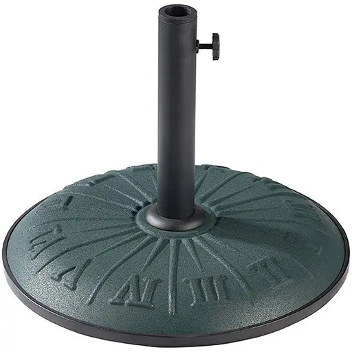 Подставка для зонта Time Eco TE-С2-15 круглая бетонная зеленая 15 кг