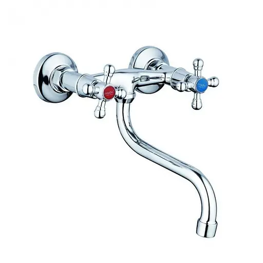 Змішувач для кухні Zegor DMX12-A605 двовентильний 30412 - фото 1