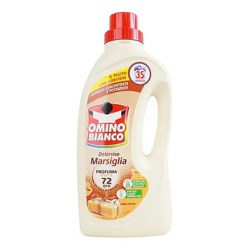 Гель для стирки Omino Bianco Marsiglia Марсельское Мыло Universal 1.4 л - фото 2
