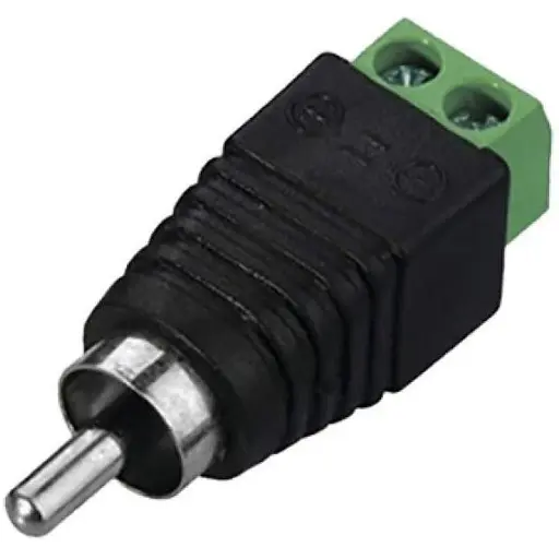 Коннектор роз'єм RCA під гвинт (папа) Grace Security RCA-01