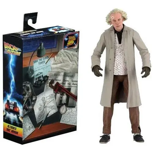 Фигурка Neca Док Браун Назад в будущее Doc Brown Back to the Future 17см WST N BTF 17 - фото 1