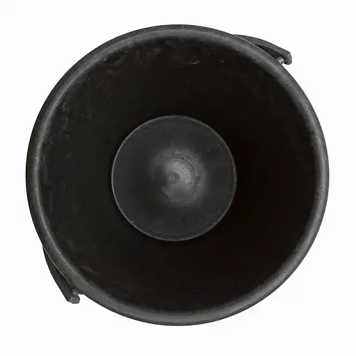 Ведро пластмассовое хозяйственное без крышки 5 л Черный 88033 - фото 2