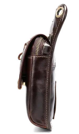 Кожаная барсетка мужская Vintage 16х12х3,5 см acs0014742 - фото 5