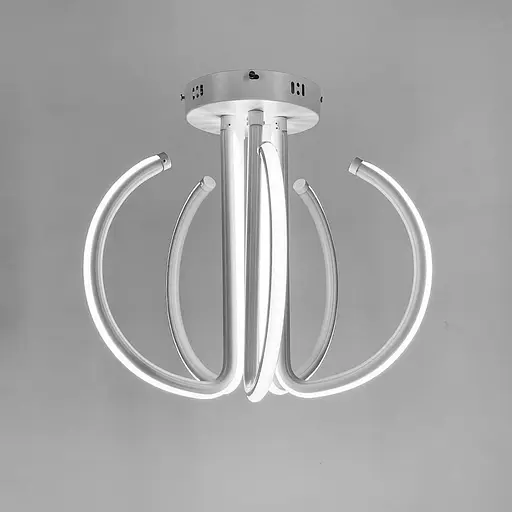 Потолочная белая LED люстра на пять завитков Ст. 9979/5 | Line F - фото 1