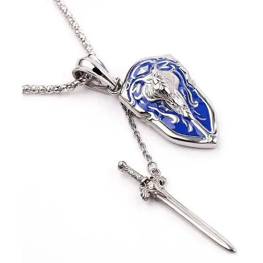 Кулон Alliance Щит Альянсу з Мечем Воїна Варкрафт WOW 21.005 - фото 2