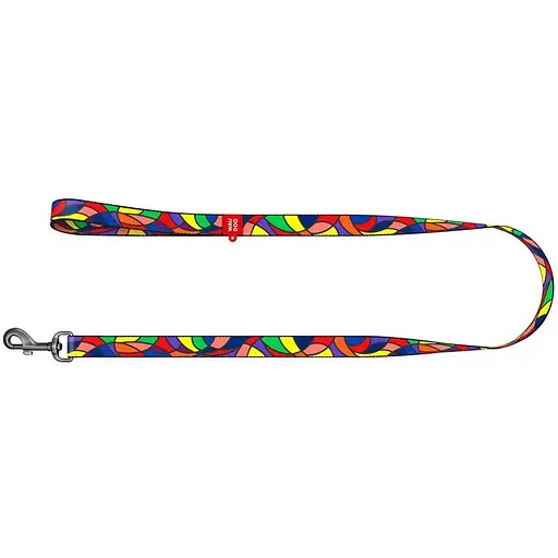 Повідець для собак Waudog Nylon нейлоновий, малюнок "Вітраж" - фото 2