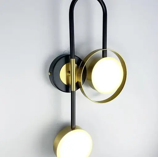 Сучасне бра Арт. BD 8886 BK+AB Line F - фото 2