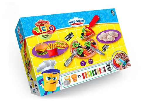 Тесто для лепки Master Do Шеф-повар Пицца средняя, TMD-10-01U, Danko Toys - фото 2