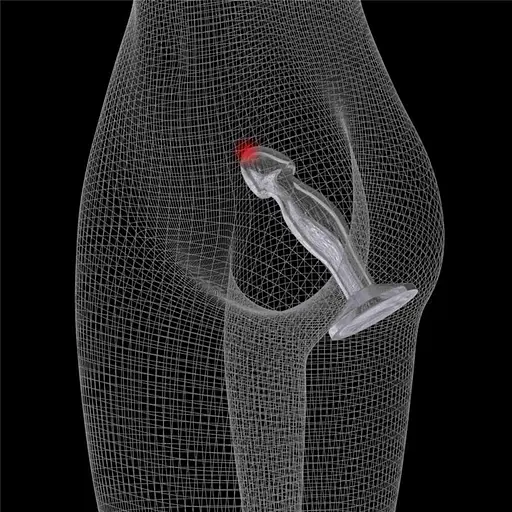 Анальна пробка LoveToy Flawless 16.5 см (прозорий) - фото 9