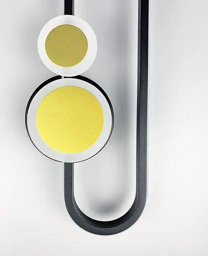 Бра у видовженому чорному корпусі Арт. DE 16C/1 Line F - фото 4