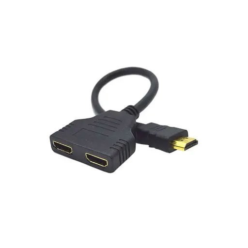 Кабель HDMI-2xHDMI 30 см - фото 1