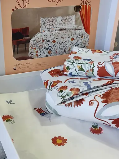 Комплект постільної білизни TAC Євро 000247526 - фото 2