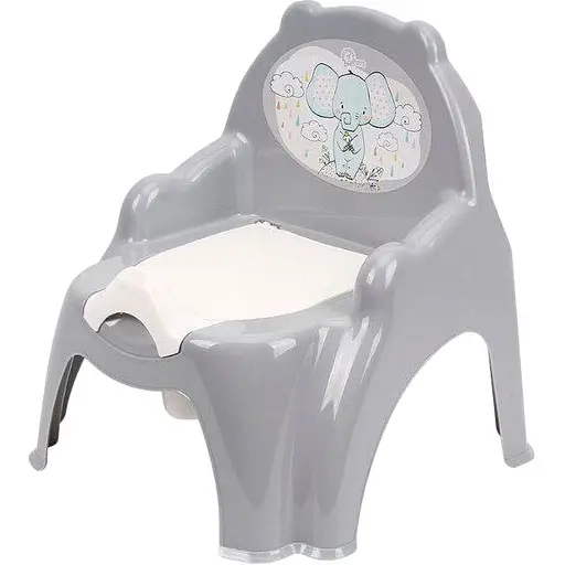 Горщик Technok Toys 1294 зі знімним внутрішнім контейнером 34.5х33.5х30 см сірий