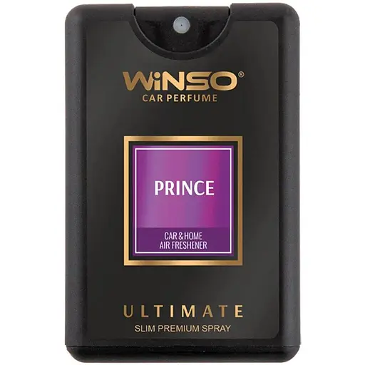 Освежитель воздуха аэрозольный спрей Winso ULTIMATE Slim Spray 18 мл аромат Prince (537120) - фото 1