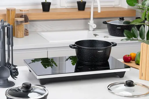 Набір посуду Ardesto Gemini Anzio 6 предметів алюміній чорний (AR1906AS) - фото 19