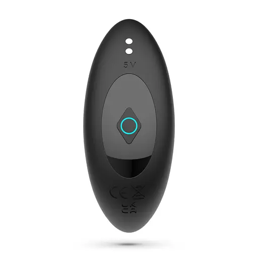 Стимулятор простати Crushious Octo 12 см (чорний) - фото 15