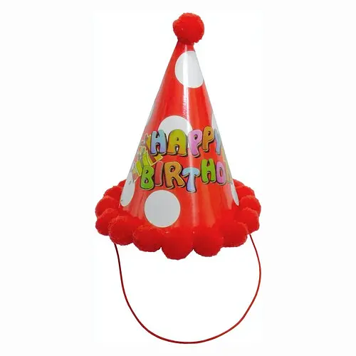 Ковпачок на голову Happy Birthday - фото 1