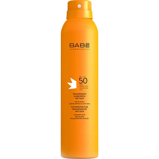 Сонцезахисний спрей Babe Laboratorios Sun Protection SPF 50+ водостійкий з прозорою текстурою 200 мл - фото 1