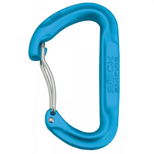 Карабін Rock Empire Carabiner Swift Bent Aqua Aqua (1053-ZRC041.000+0000S0004)
