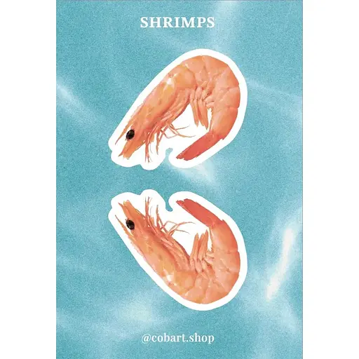 Стикеры Cobart "Shrimps" парные объемные 