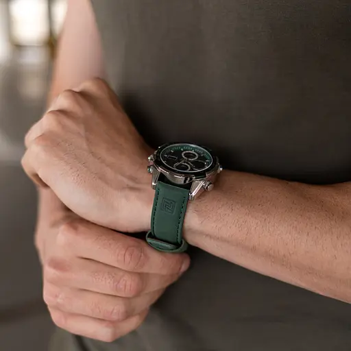 Наручний годинник чоловічий Naviforce Fly ArmyGreen Сріблястий (2743) - фото 8