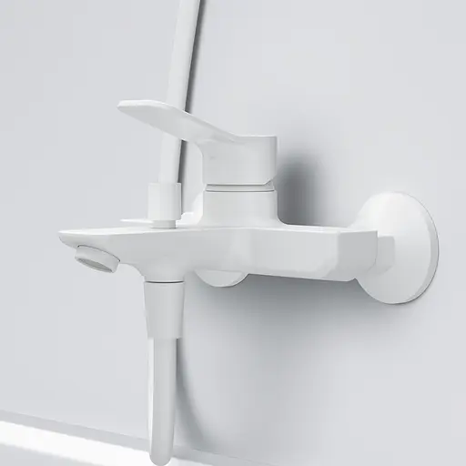 Змішувач для ванни та душу AM.PM X-Joy білий (F85A10033) - фото 4