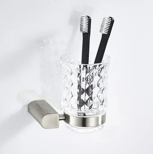 Склянка для зубних щіток Rea 322224 nickel brushed REA-77036 нікель - фото 3