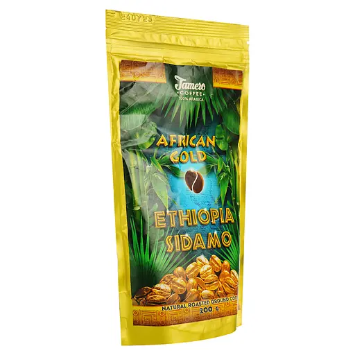 Кава мелена Jamero Ethiopia Sidamo Золото Африки 200 г - фото 2